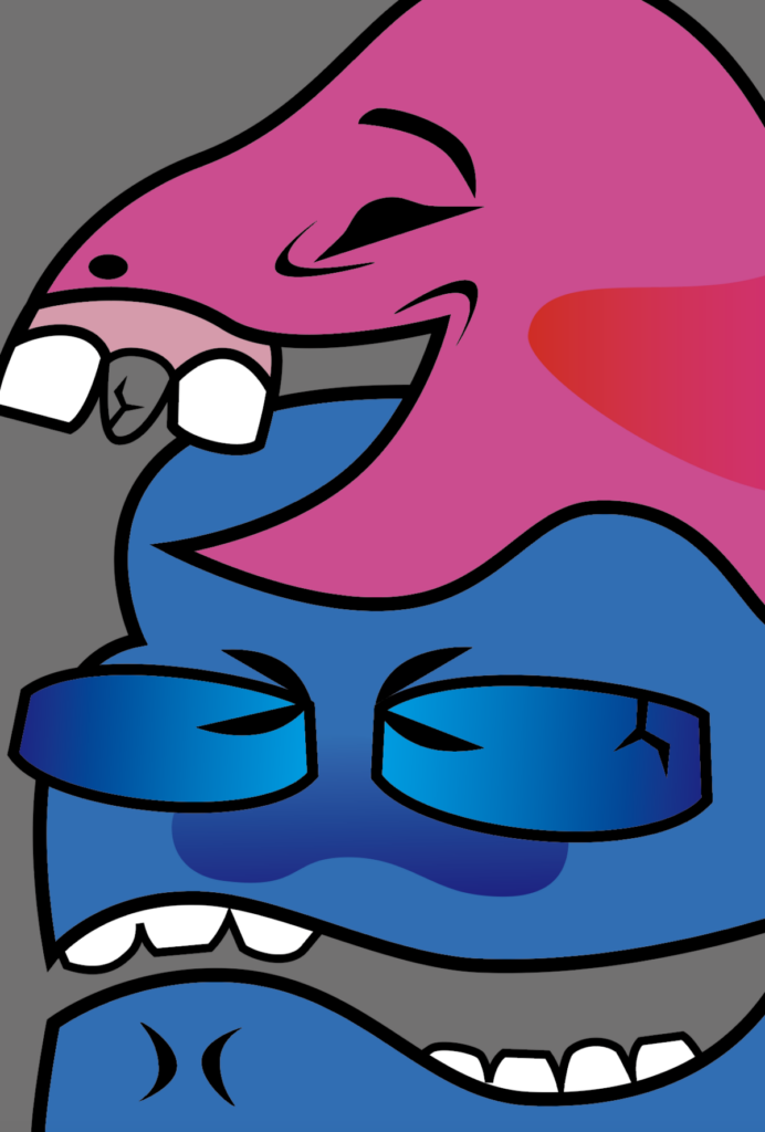 ハリセンボンの似顔絵